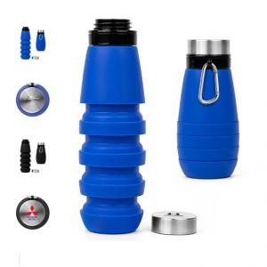 480ml Collapsible Water Bottle with Clip - AIGP8654 - IdeaStage Promotional  Products