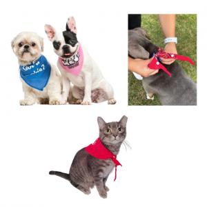 Snap &amp; Go Pet Bandanas for XS to Small Pets