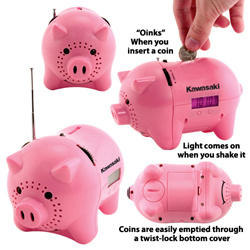 talking piggy bank