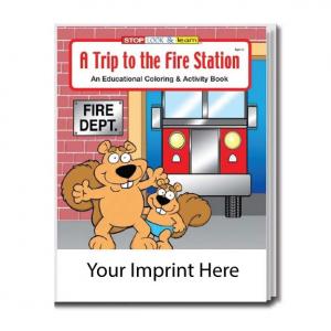 &quot;A Trip to the Fire Station&quot; Coloring Book