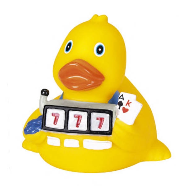 Custom Printed Casino Slot Machine Rubber Ducky Vegas Give Away
