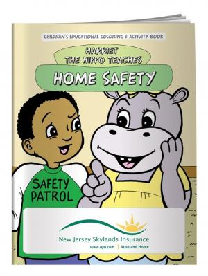 promotional "home safety" coloring book