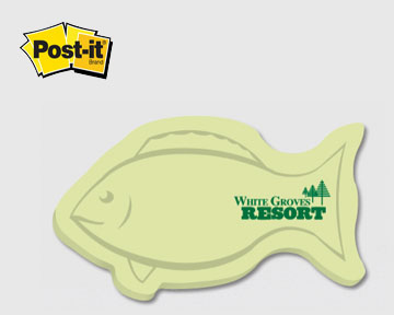 Fish Shaped Post It Notes Promotional Gift