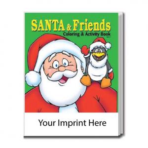 &quot;Santa &amp; Friends&quot; Coloring Book