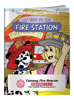 &quot;My Visit To The Fire Station&quot; Coloring Book